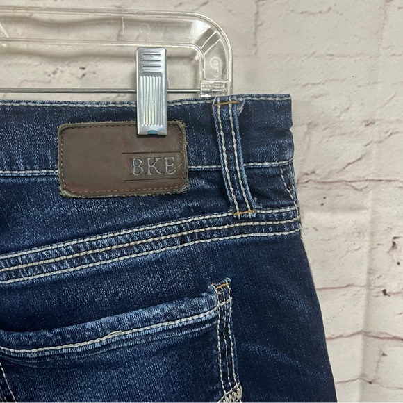 BKE Jake Straight Leg Jeans Men 32S 32 X 32 Dark Blue Preppy - Picture 11 of 16